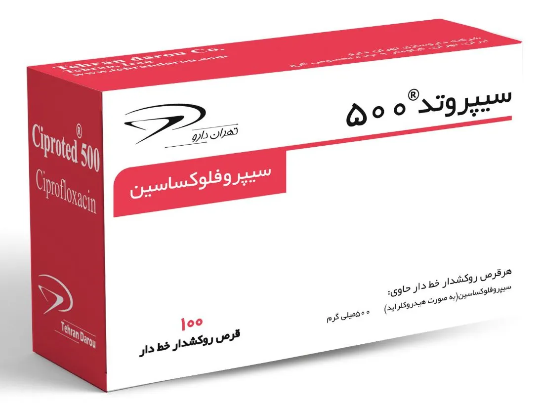 قرص سیپروتد 500 میلی گرم